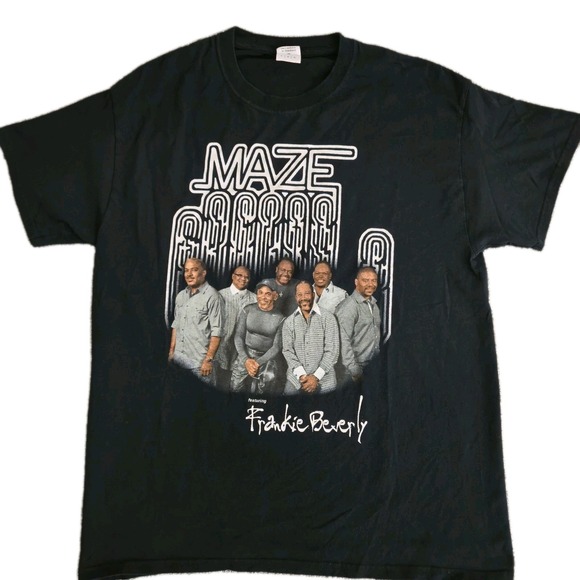 Concert Tour Shirt MAZE Frankie Beverly We Are One 80's Funk Soul R&B Mens L - Picture 1 of 5